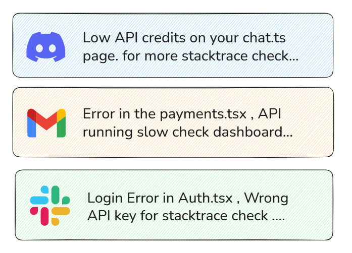 Real-time notification example